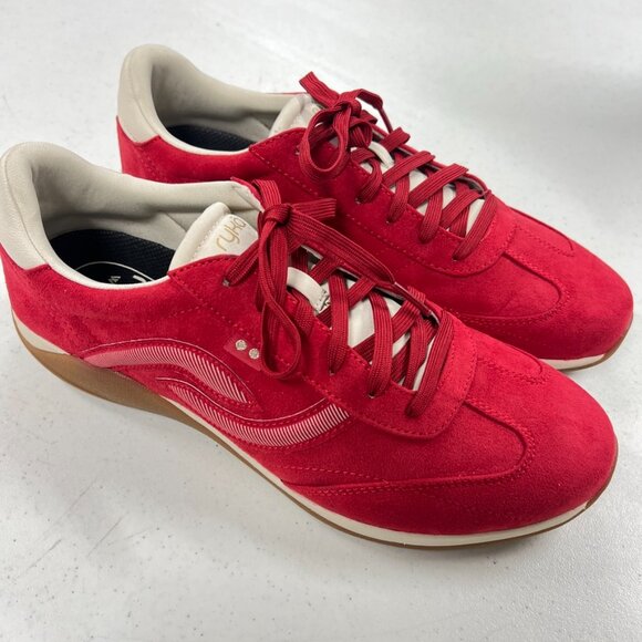 Ryka Women's Era Lace Up Sneaker Shoe 11 Salsa Red Worn Once- Perfect - Picture 9 of 9